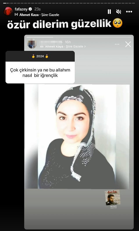 Farah Zeynep Abdullah "Çirkin ve iğrençsin" diyen takipçisini ifşa etti - Resim : 1