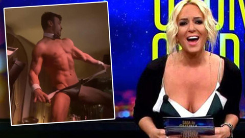 Saba Tümer yeni yaşını arkadaşlarıyla kutladı! Yarı çıplak garsonlar olay oldu…