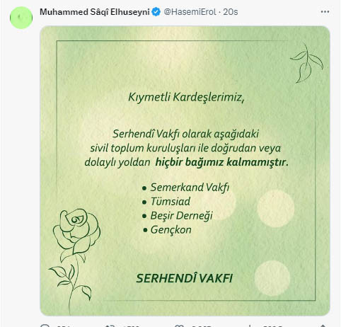 Taht kavgası Menzil tarikatını ikiye böldü “Hiç bir bağımız kalmamıştır” - Resim : 1