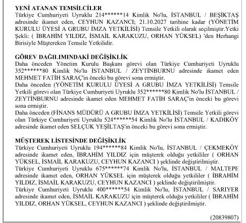 Kasımpaşa-Kazancı ger&ccedil;eği! Yeni y&ouml;netimde Kazancı Ailesi de var! - Resim : 2
