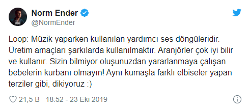 Norm Ender'den 'Mekanın Sahibi şarkısı çalıntı' iddiasına yanıt! 'Bebelerin kurbanı olmayın' - Resim : 1