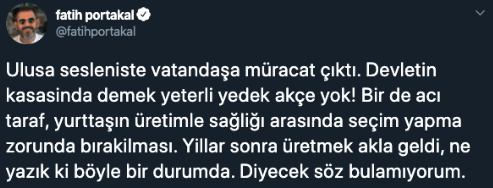 Fatih Portakal'dan 'Milli Dayanışma Kampanyası'na eleştiri: Diyecek söz bulamıyorum - Resim : 1