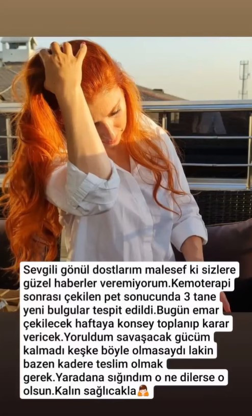 Kanser tedavisi gören Hülya Bozkaya'dan üzen haber - Resim : 1