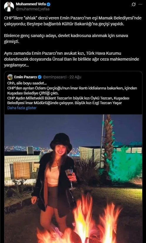 Pazarcı, eleştirilere eşinin sesiyle yanıt verdi! İtler ürüyor, kervan yürüyor! - Resim : 1