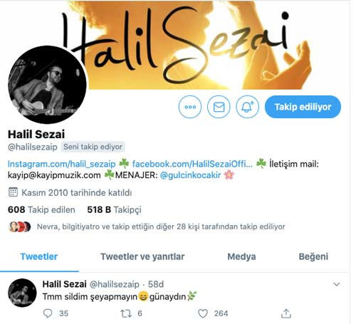 Halil Sezai gaz tweeti ile tartışma yarattı - Resim : 2