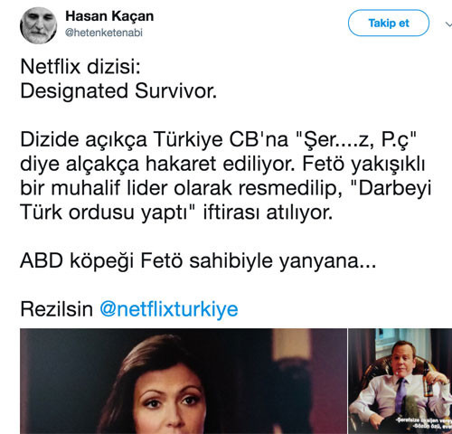 Netflix dizisinde skandal Türkiye sahnesi! Cumhurbaşkanı'na hakaret! - Resim : 1