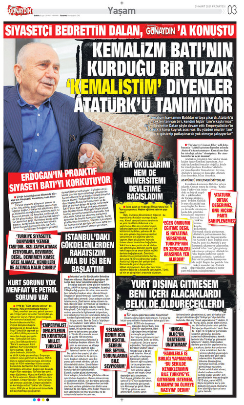 Yıllardır röportaj vermiyordu! Bedrettin Dalan'dan flaş açıklamalar! - Resim : 2