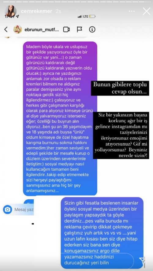 Cemre Kemer'den 'Gülçin Ergül' açıklaması: Beyniniz nerede sizin... - Resim : 3