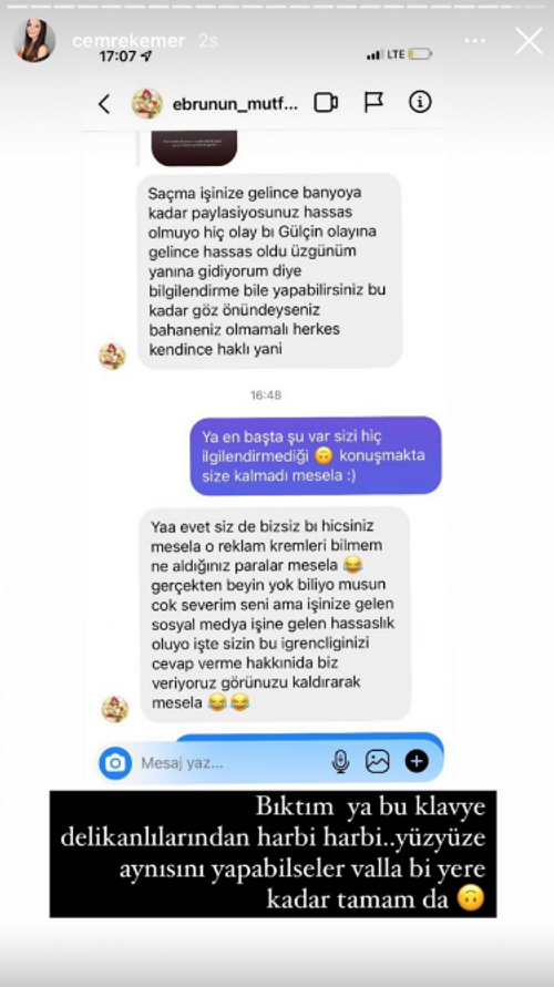 Cemre Kemer'den 'Gülçin Ergül' açıklaması: Beyniniz nerede sizin... - Resim : 2