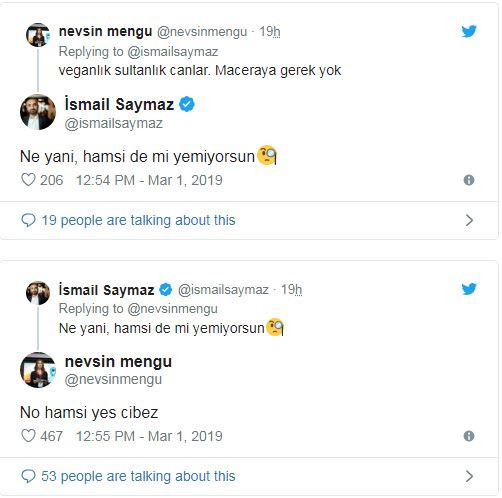 İsmail Saymaz'la Nevşin Mengü arasında hamsi polemiği - Resim : 2