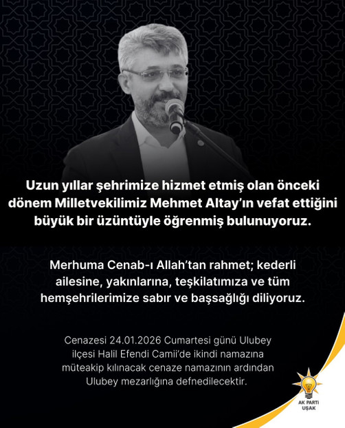 AK Partili eski vekil hayatını kaybetti - Resim : 1