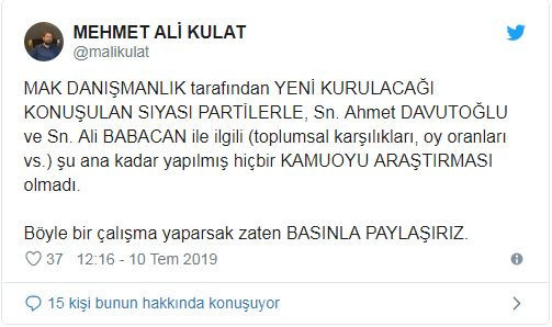 Davutoğlu-Babacan'la ilgili anket açıklaması - Resim : 1