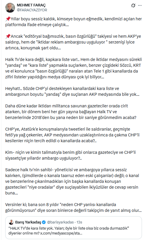 Halk Tv’de 'kara liste' polemiği patladı! Gazetecilerden peş peşe açıklama - Resim : 2