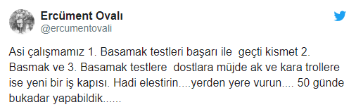 Ercüment Ovalı'dan koronavirüs aşısı açıklaması! - Resim : 1