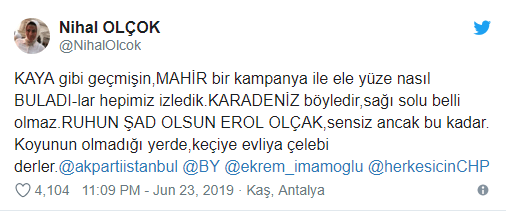 Nihal Olçok'tan AK Parti mesajı: Sensiz buraya kadar Erol Olçok! - Resim : 1