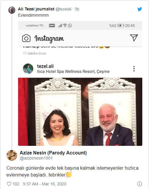 Gazeteci Ali Tezel evlendi, sosyal medya yıkıldı! Yenge EYT'li mi! - Resim : 2