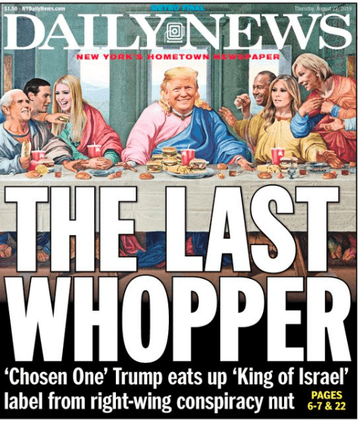 Trump'a mesih göndermesi! Bu kapak çok tartışılacak - Resim : 1