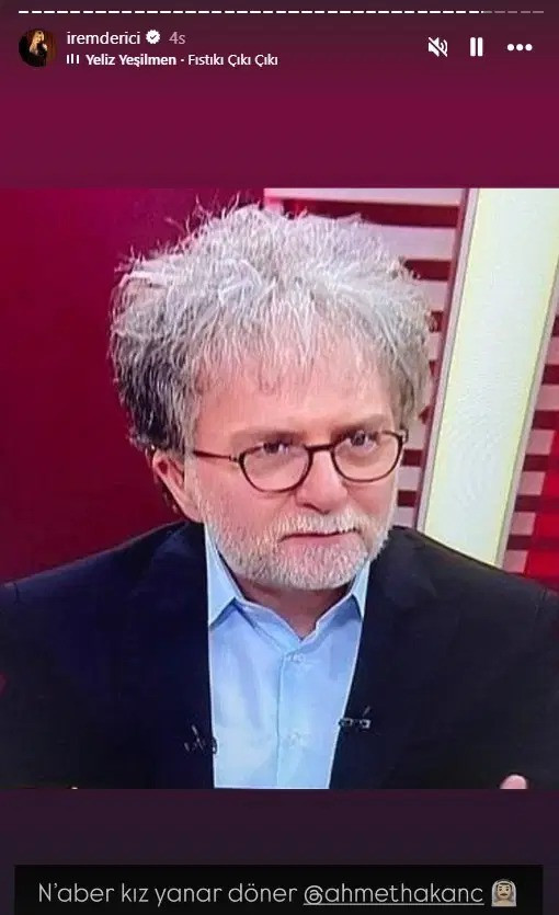 İrem Derici'den test sonucu sonrası Ahmet Hakan'a olay gönderme: 'N'aber kız, yanar döner!' - Resim : 1