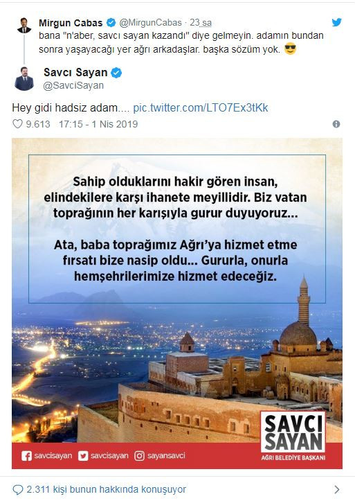 AK Partili Sayan'dan Mirgün Cabas'a: Hey gidi hadsiz adam - Resim : 2