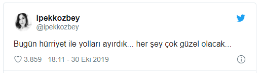 Hürriyet'ten ayrıldığını bu sözlerle duyurdu! Medya dünyasından büyük destek geldi! - Resim : 1