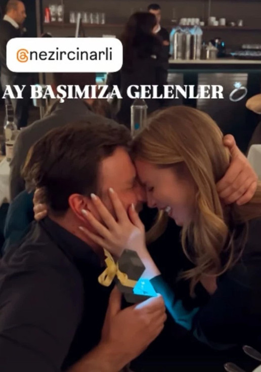 Doğum gününde sürpriz teklif: Ünlü oyuncu Hayal Köseoğlu evleniyor - Resim : 1