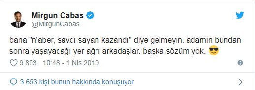 AK Partili Sayan'dan Mirgün Cabas'a: Hey gidi hadsiz adam - Resim : 1