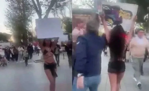 Manken Melisa Aydınalp'in yarı çıplak protestosuna 'hayasız' kararı! Cezası belli oldu - Resim : 3