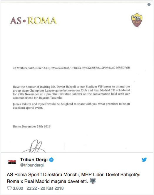 Devlet Bahçeli'ye Devler Ligi daveti! Milli yıldızı tribünde izleyecek... - Resim : 1