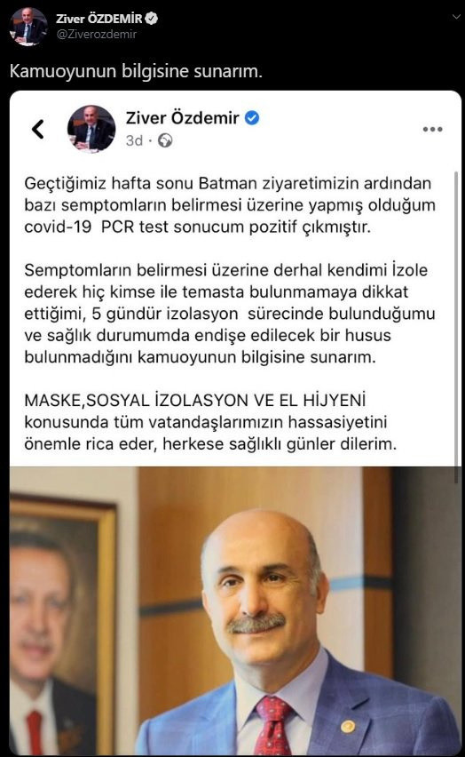 AK Parti’ye koronavirüs şoku! İki vekil daha… - Resim : 1