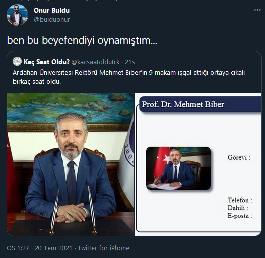 Güldür Güldür'ün oyuncusu o rektörü ti'ye aldı! "Ben bu beyefendiyi oynamıştım..." - Resim : 1