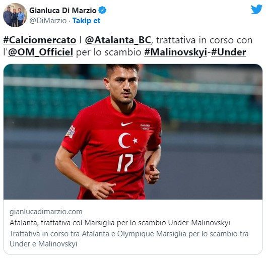 Cengiz Ünder'den Galatasaray'a kötü haber! - Resim : 1