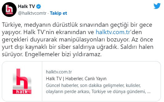 HalkTV ve Sözcü'ye siber saldırı düzenlendi - Resim : 2