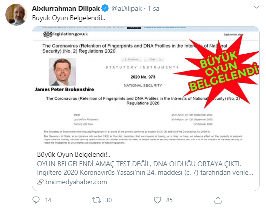 Abdurrahman Dilipak koronadaki 'büyük oyun'u belgeledi! - Resim : 1
