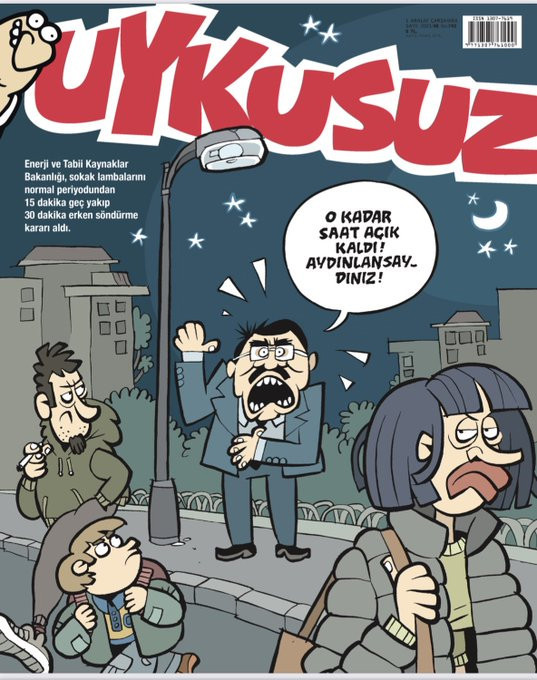 Uykusuz'dan bakanlığın 'sokak lambası' uygulamasına gönderme! "O kadar saat açık kaldı..." - Resim : 1