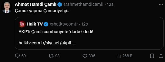 Mustafa Sandal’dan Ahmet Hamdi Çamlı’ya tepki: “Normal bir zeka böyle çapsız cümle kuramaz" - Resim : 2