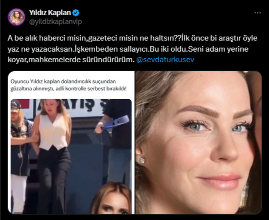 Yıldız Kaplan'dan kendisini hedef gösteren Sevda Türküsev'e: 'A be alık! İşkembeden sallayıcı' - Resim : 2