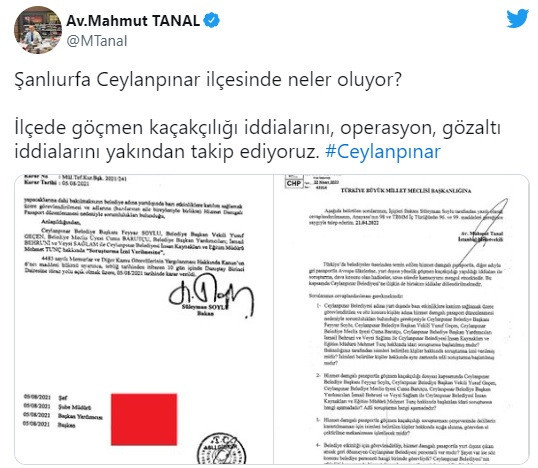 CHP’li Tanal paylaştı: İçişleri Bakanı Soylu’dan AKP’li belediye hakkında soruşturma izni - Resim : 2
