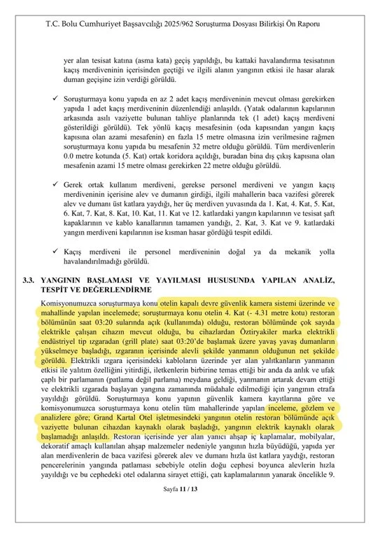 Özgür Özel, yangın faciasıyla ilgili bilirkişi raporunu paylaştı: Sorumlular ortada - Resim : 1