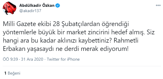 Milli Gazete BİM'in "sansür" talebini ifşa etti - Resim : 2