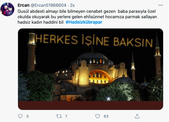 İmamı eleştiren Kübra Par hedefe konuldu! 'Hadsiz Kübra Par' - Resim : 4