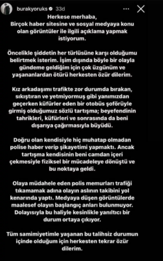 İETT şoförüne saldıran Burak Yörük'ten açıklama! "Beni camdan içeri çekmesiyle..." - Resim : 2