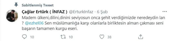 Rap dünyası ayaklandı! Ezhel'e şehit tepkisi... - Resim : 2