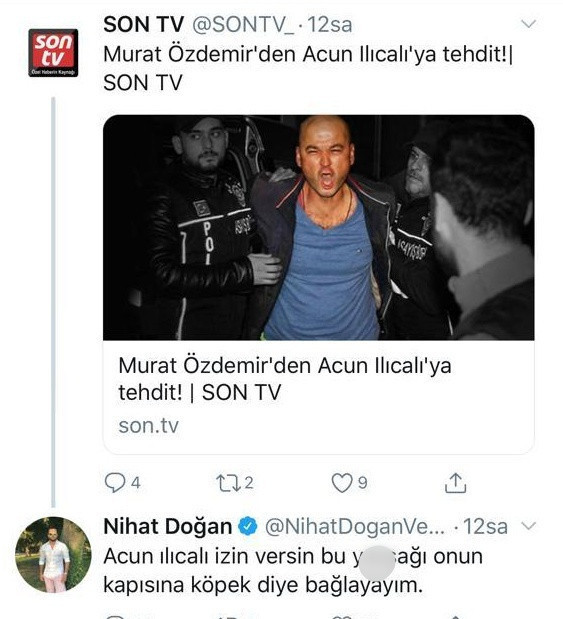 Nihat Doğan çileden çıktı! "Acun Ilıcalı izin versin onu kapısına köpek diye bağlarım!" - Resim : 2