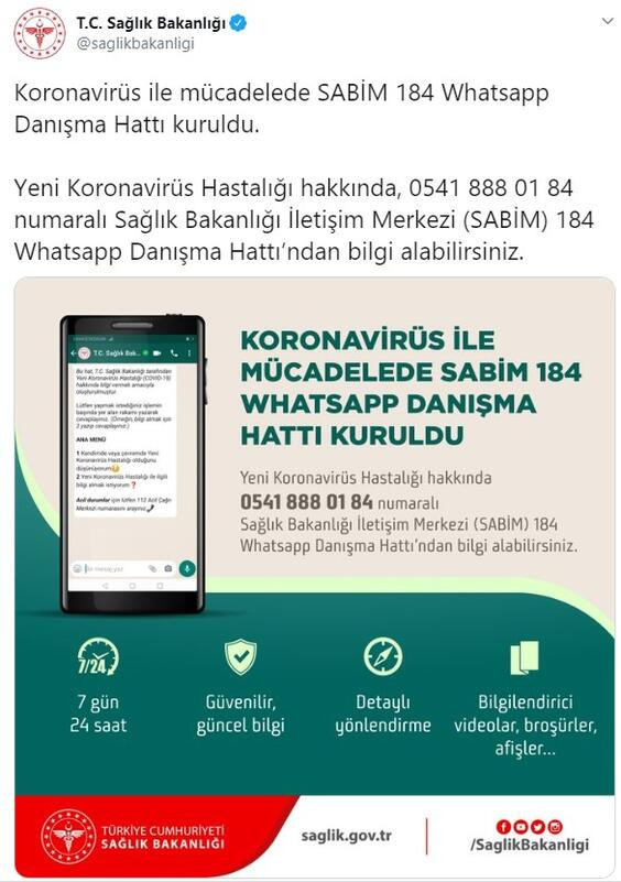 Sağlık Bakanlığı'ndan yeni koronavirüs hizmeti! - Resim : 1