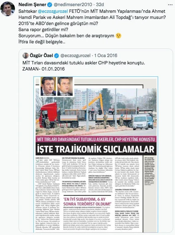 Nedim Şener ile CHP'li Özgür Özel birbirine girdi! "Yüzüne tükürmek içindir, sahtekar" - Resim : 2