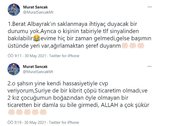 Murat Sancak'tan Sedat Peker'in 'Berat Albayrak' iddialarına bomba yanıt! - Resim : 2