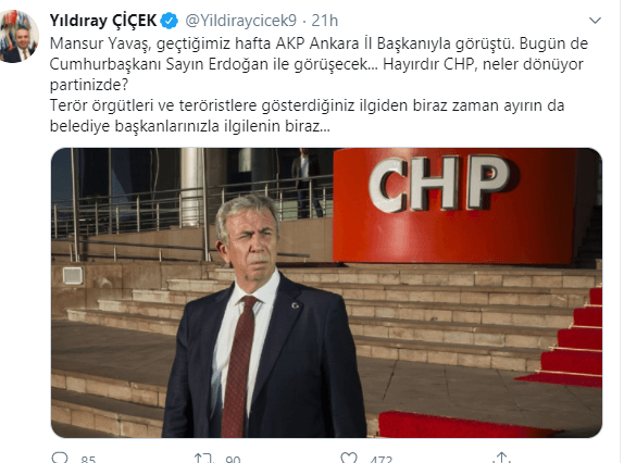 Erdoğan-Yavaş buluşması MHP'yi panikletti: Hayırdır CHP, neler dönüyor? - Resim : 1
