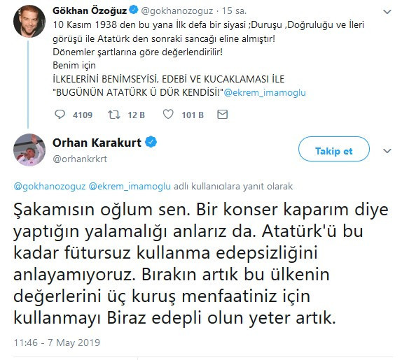 Cumhurbaşkanlığı'ndan Gökhan Özoğuz’a tepki: Edepsiz, şaka mısın oğlum sen? - Resim : 1