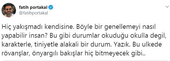 Fatih Portakal'dan Erol Mütercimler'e sert tepki! "Hiç yakışmadı kendisine" - Resim : 1