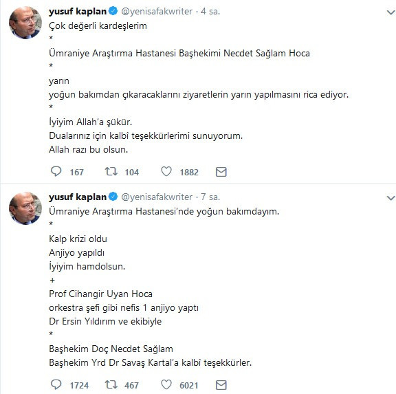 Yeni Şafak köşe yazarı Yusuf Kaplan kalp krizi geçirdi - Resim : 1